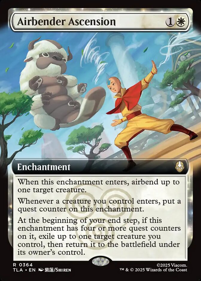 Airbender Ascension  364/286 (Avatar: The Last Airbender)  - Extended Art | Good Games North