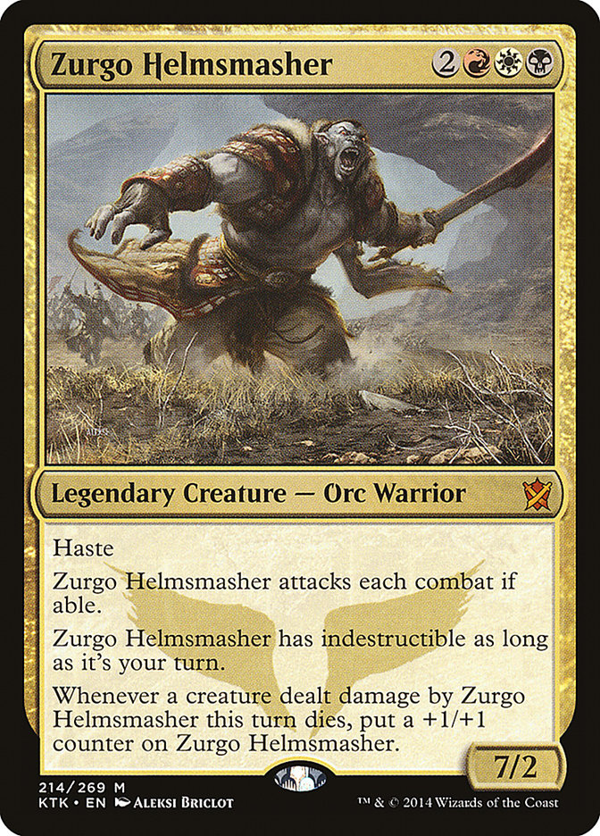 Zurgo Helmsmasher 214/269 (Khans of Tarkir)  | Good Games North