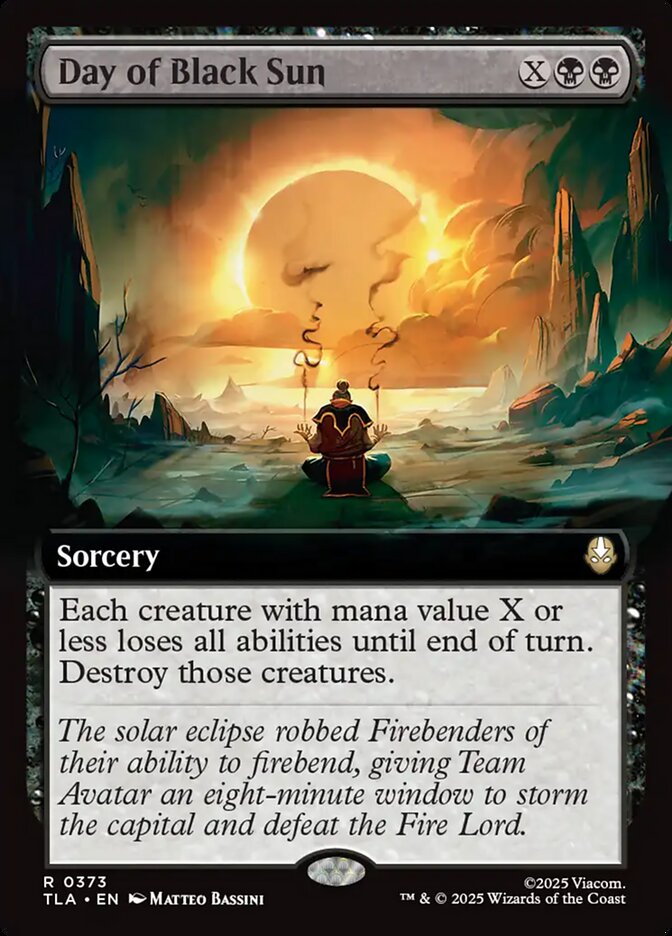 Day of Black Sun  373/286 (Avatar: The Last Airbender)  - Extended Art | Good Games North