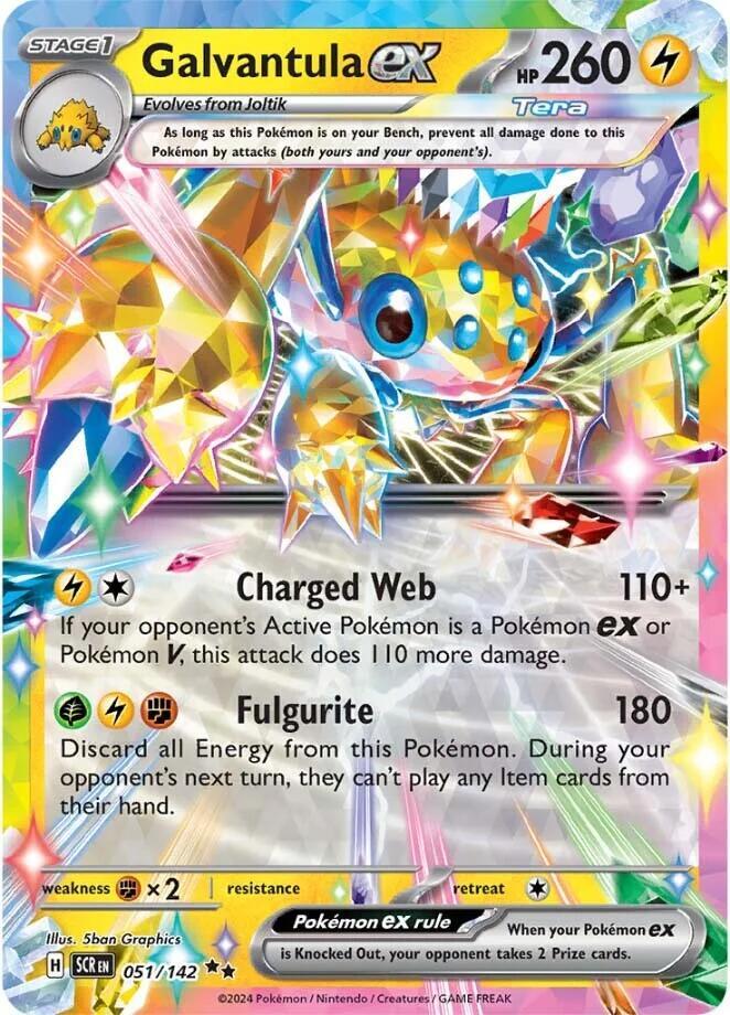 Galvantula ex 051/142 (SV07: Stellar Crown)  - Holofoil | Good Games North