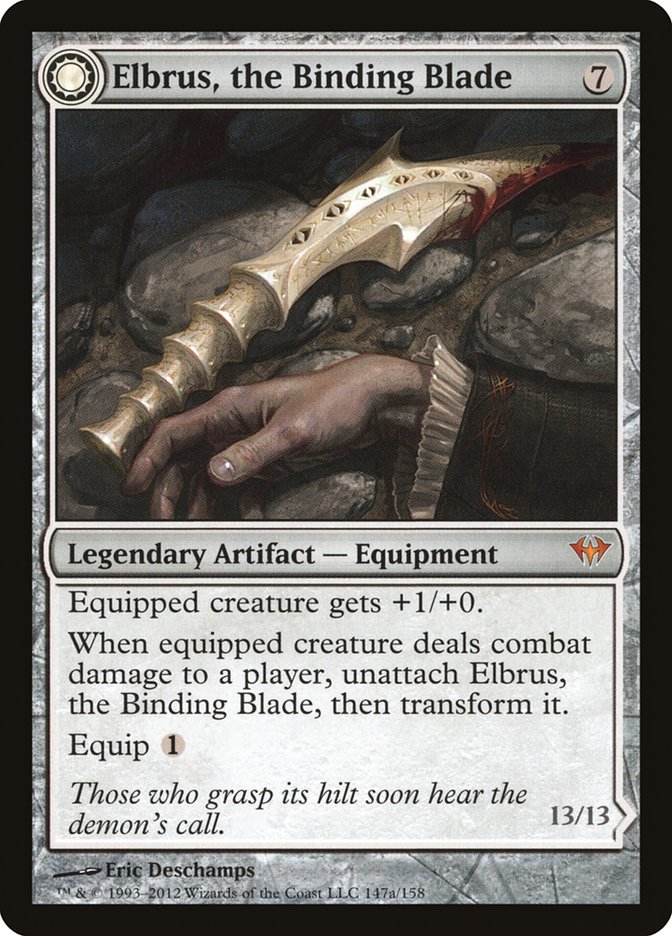 Elbrus, the Binding Blade // Withengar Unbound 147/158 (Dark Ascension)  - Foil | Good Games North