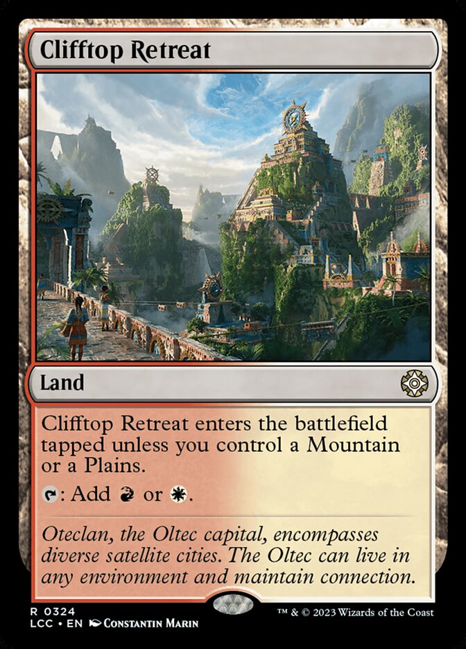 Clifftop Retreat 324/370 (Commander: The Lost Caverns of Ixalan)  | Good Games North