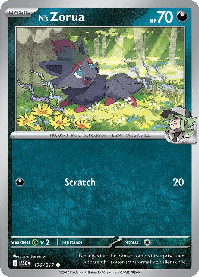 N's Zorua 136/217 (ME: Ascended Heroes)  | Good Games North