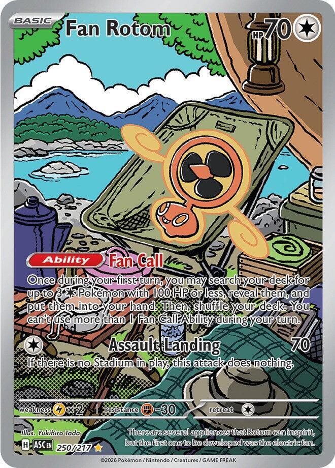 Fan Rotom 250/217 (ME: Ascended Heroes)  - Holofoil | Good Games North