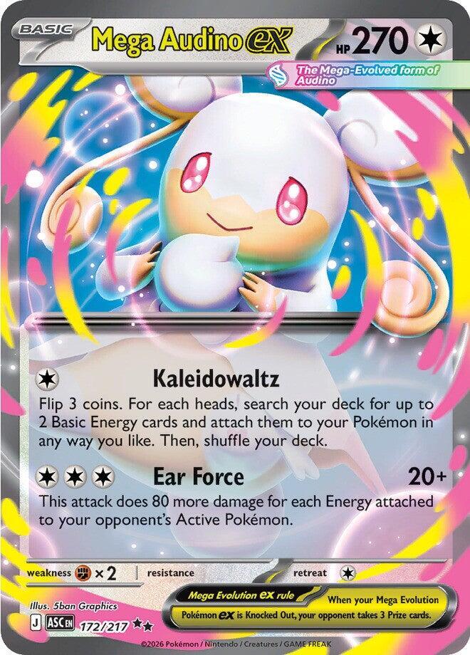Mega Audino ex 172/217 (ME: Ascended Heroes)  - Holofoil | Good Games North