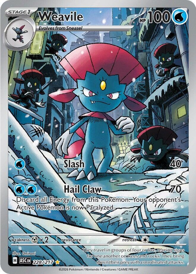 Weavile 228/217 (ME: Ascended Heroes)  - Holofoil | Good Games North