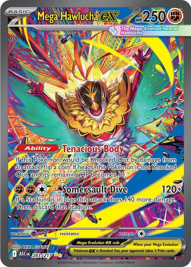 Mega Hawlucha ex 283/217 (ME: Ascended Heroes)  - Holofoil | Good Games North