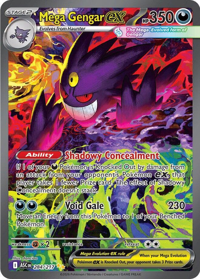 Mega Gengar ex 284/217 (ME: Ascended Heroes)  - Holofoil | Good Games North