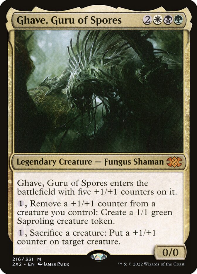 Ghave, Guru of Spores 216/331 (Double Masters 2022)  | Good Games North