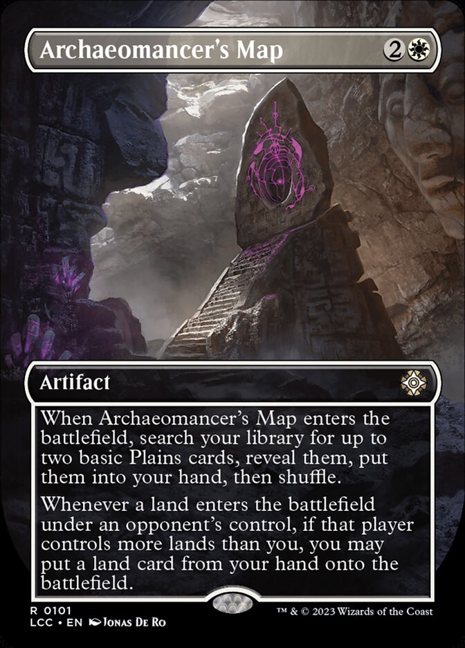 Archaeomancers Map 101/370 (Commander: The Lost Caverns of Ixalan)  - Borderless Foil | Good Games North