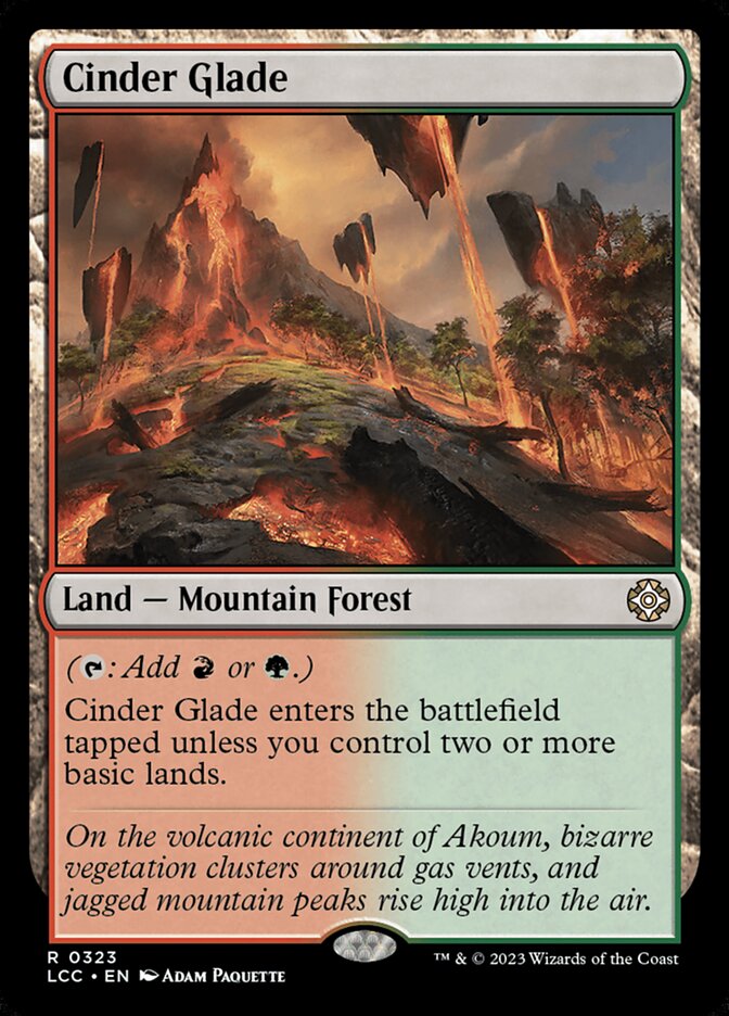 Cinder Glade 323/370 (Commander: The Lost Caverns of Ixalan)  | Good Games North