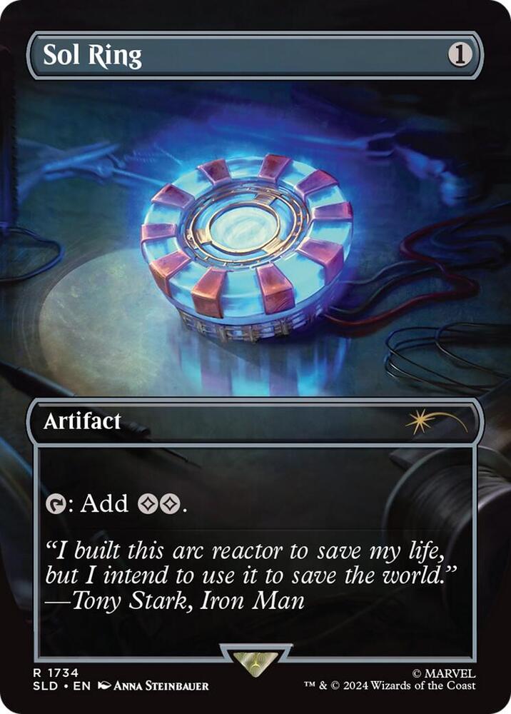 Sol Ring 1734 (Secret Lair Drop Series)  - Borderless Rainbow Foil | Good Games North