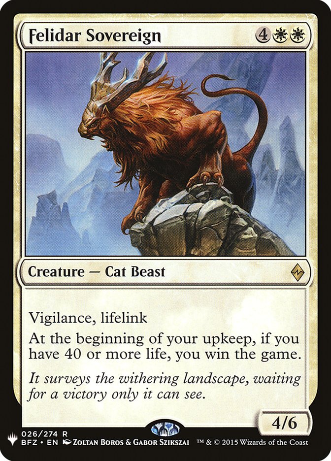 Felidar Sovereign (The List Reprints)  | Good Games North