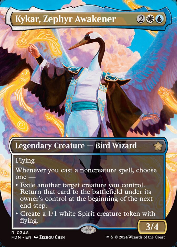 Kykar, Zephyr Awakener 348/291 (Foundations)  - Borderless | Good Games North