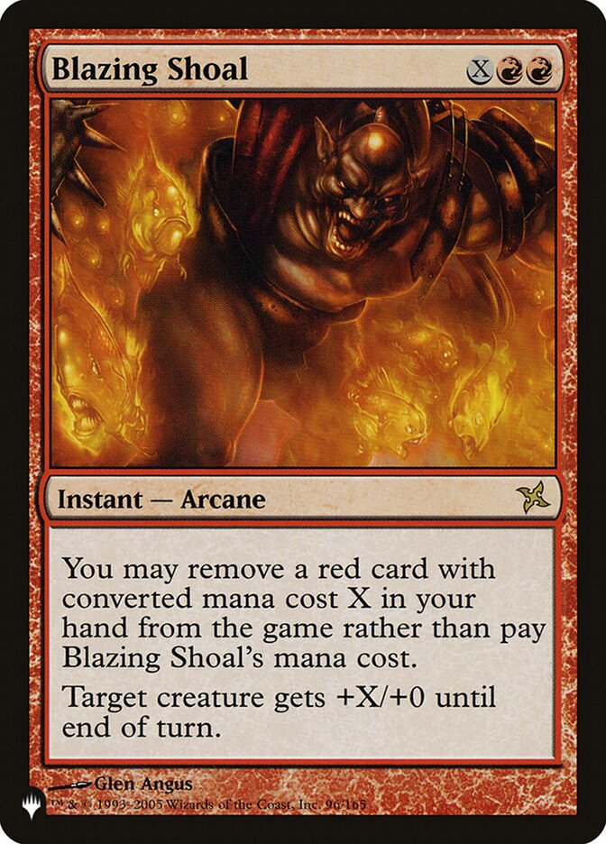 Blazing Shoal 96/165 (The List Reprints)  | Good Games North