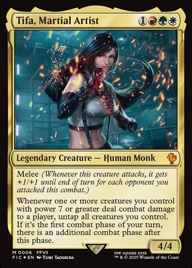 Tifa, Martial Artist 6/100 (Commander: FINAL FANTASY)  - Foil | Good Games North
