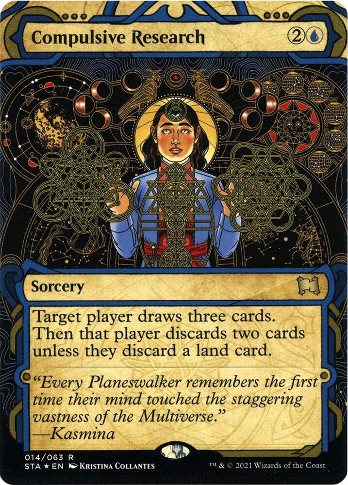 Compulsive Research Foil Etched 14 (Strixhaven: Mystical Archives)  - Foil | Good Games North