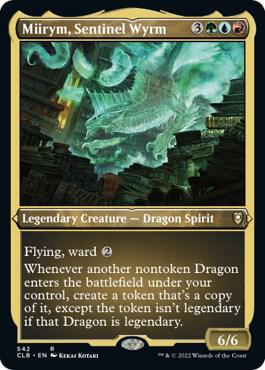 Miirym Sentinel Wyrm Foil Etched 542 (Commander Legends: Battle for Baldur's Gate)  - Foil | Good Games North