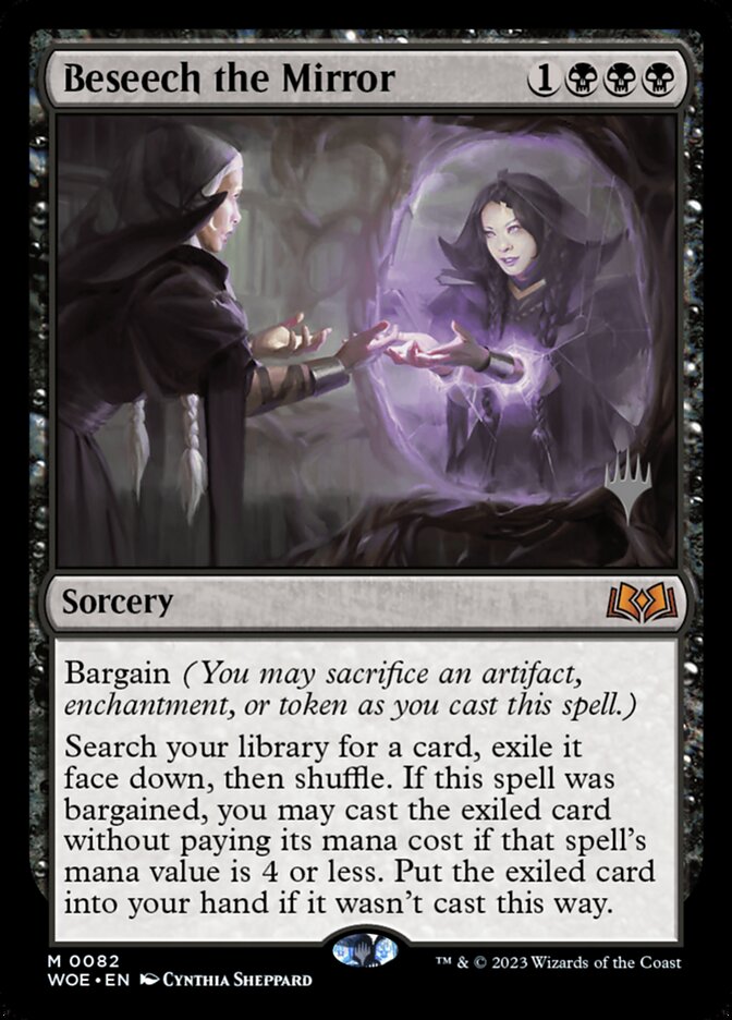 Beseech the Mirror 82 (Promo Pack: Wilds of Eldraine)  - Foil | Good Games North