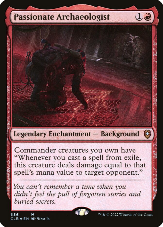 Passionate Archaeologist 656 (Commander Legends: Battle for Baldur's Gate)  - Foil | Good Games North