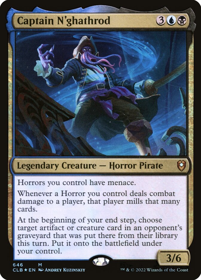 Captain Nghathrod 646 (Commander Legends: Battle for Baldur's Gate)  - Foil | Good Games North