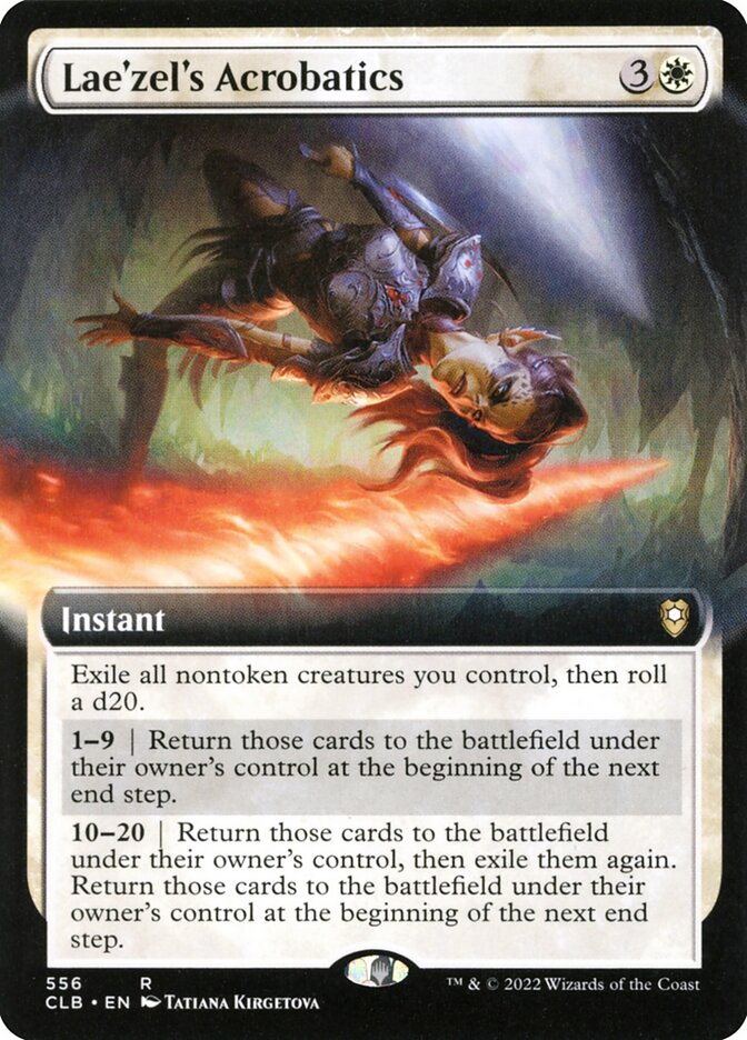 Lae'zel's Acrobatics 556/361 (Commander Legends: Battle for Baldur's Gate)  - Foil | Good Games North