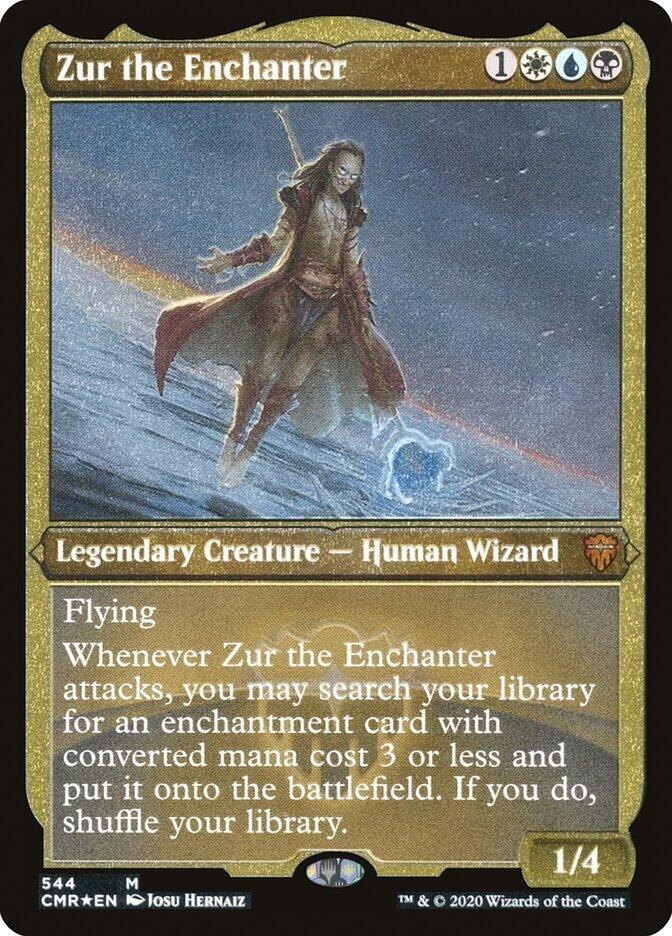 Zur the Enchanter Foil Etched (Commander Legends)  - undefined | Good Games North