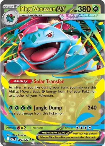 Mega Venusaur ex 003/132 (ME01: Mega Evolution)  - Holofoil | Good Games North