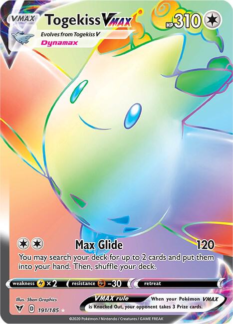 Togekiss VMAX Secret 191/185 (SWSH04: Vivid Voltage)  - Holofoil | Good Games North