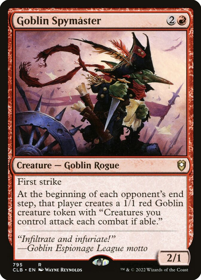 Goblin Spymaster 795 (Commander Legends: Battle for Baldur's Gate)  | Good Games North