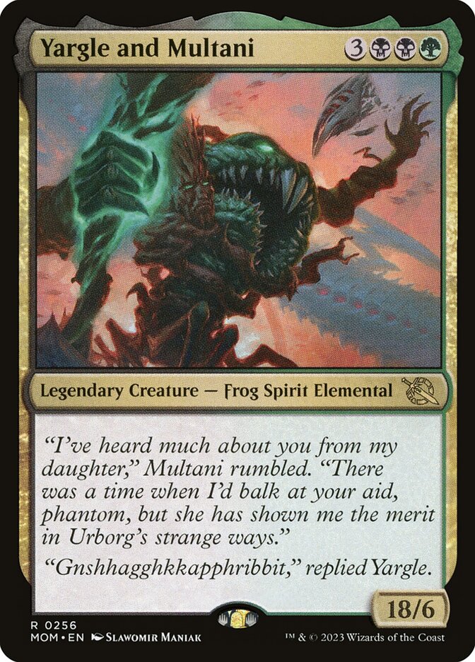 Yargle and Multani 256 (March of the Machine)  - Foil | Good Games North