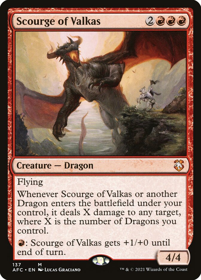 Scourge of Valkas 137 (Commander: Adventures in the Forgotten Realms)  | Good Games North