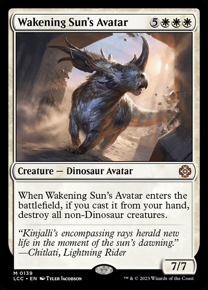 Wakening Sun's Avatar 139/370 (Commander: The Lost Caverns of Ixalan)  | Good Games North