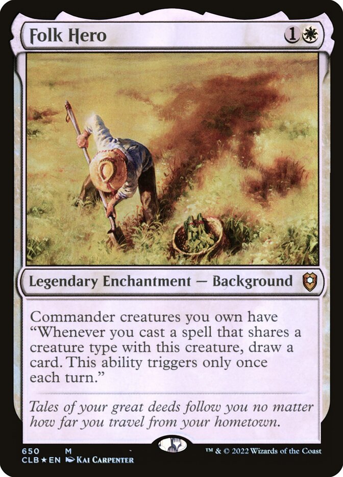 Folk Hero 650 (Commander Legends: Battle for Baldur's Gate)  - Foil | Good Games North