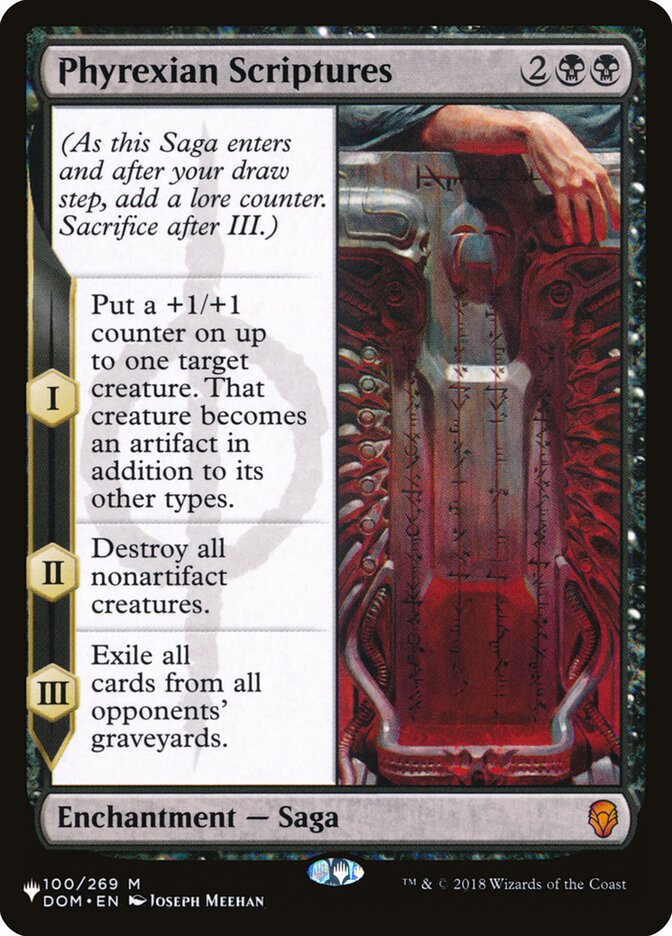 Phyrexian Scriptures 100/269 (The List Reprints)  | Good Games North