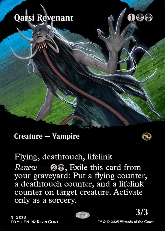 Qarsi Revenant 338/291 (Tarkir: Dragonstorm)  - Borderless | Good Games North