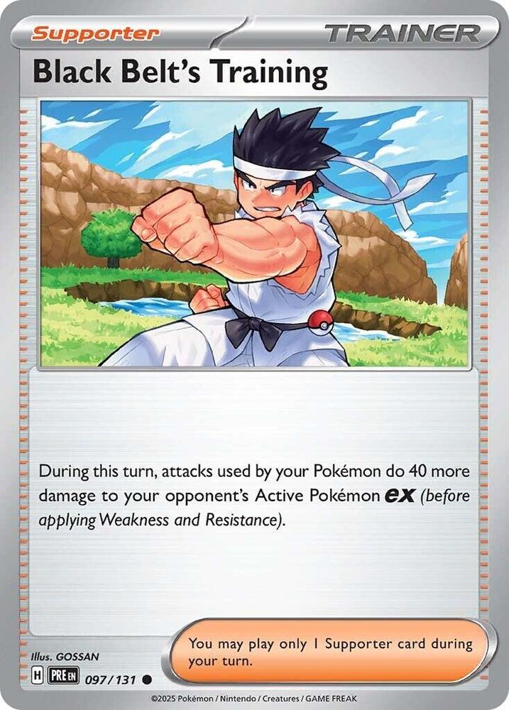 Black Belt's Training 097/131 (SV: Prismatic Evolutions)  | Good Games North