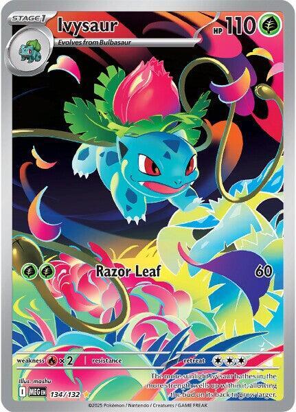 Ivysaur 134/132 (ME01: Mega Evolution)  - Holofoil | Good Games North