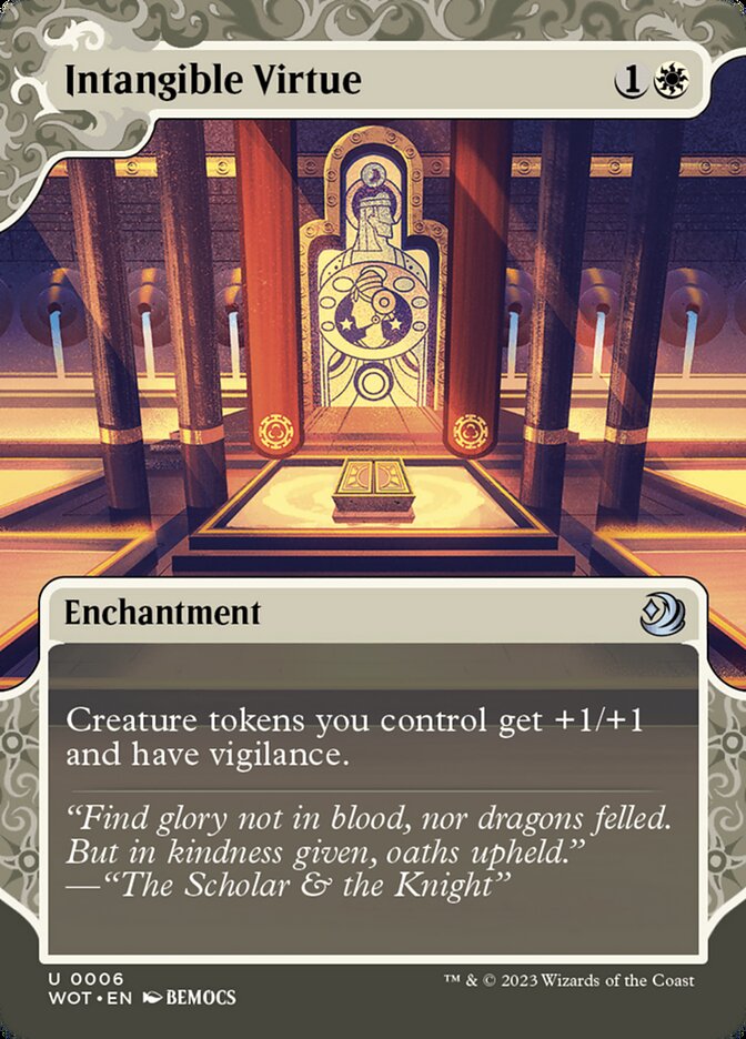 Intangible Virtue (Wilds of Eldraine: Enchanting Tales)  - undefined | Good Games North