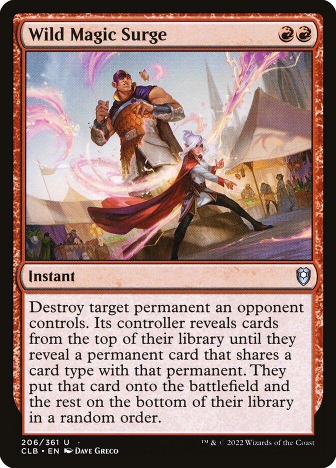 Wild Magic Surge 206 (Commander Legends: Battle for Baldur's Gate)  | Good Games North