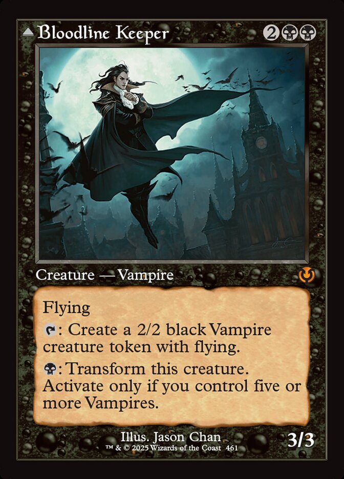 Bloodline Keeper // Lord of Lineage 461/287 (Innistrad Remastered)  - Retro Foil | Good Games North