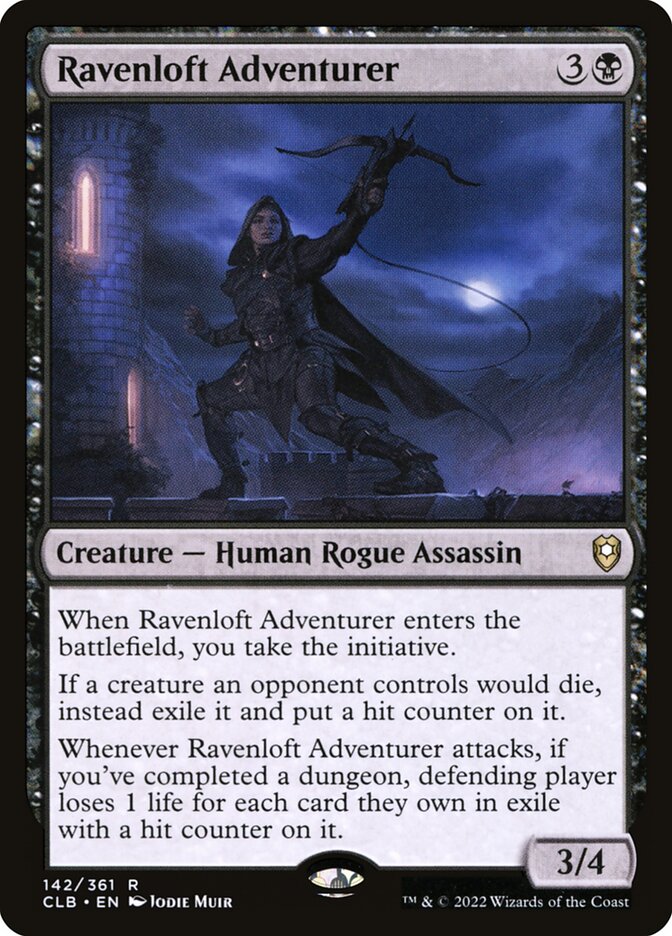Ravenloft Adventurer 142 (Commander Legends: Battle for Baldur's Gate)  - Foil | Good Games North