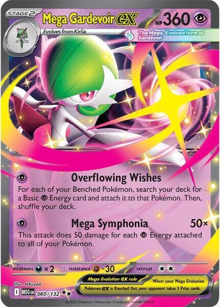 Mega Gardevoir ex 060/132 (ME01: Mega Evolution)  - Holofoil | Good Games North