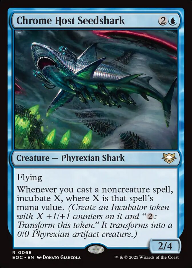 Chrome Host Seedshark 68 (Commander: Edge of Eternities)  | Good Games North
