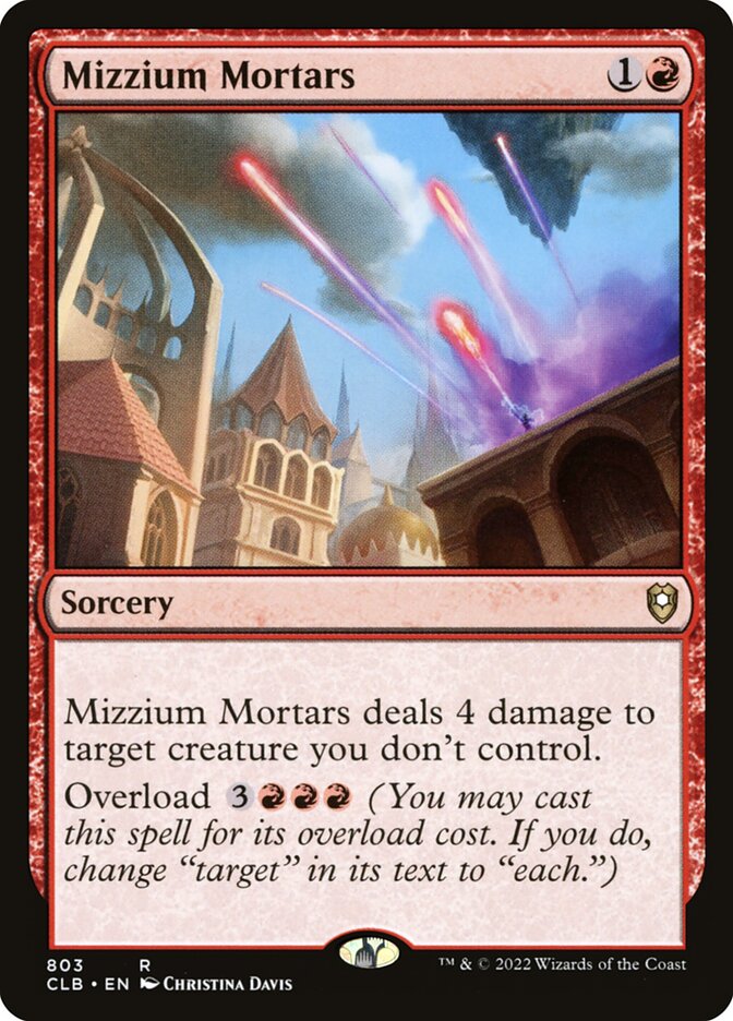 Mizzium Mortars (Commander Legends: Battle for Baldur's Gate)  | Good Games North