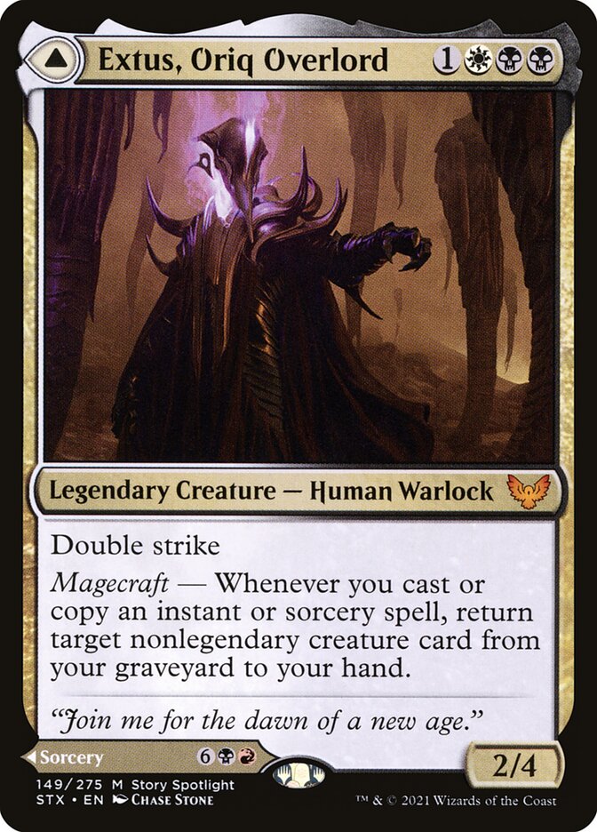Extus, Oriq Overlord // Awaken the Blood Avatar 149 (Strixhaven: School of Mages)  | Good Games North