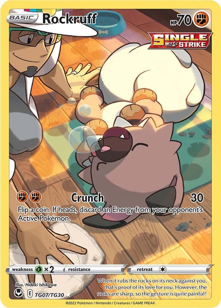 Rockruff TG07/TG30 (SWSH12: Silver Tempest Trainer Gallery)  - Holofoil | Good Games North