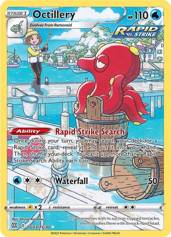 Octillery TG03/TG30 (SWSH09: Brilliant Stars Trainer Gallery)  - Holofoil | Good Games North