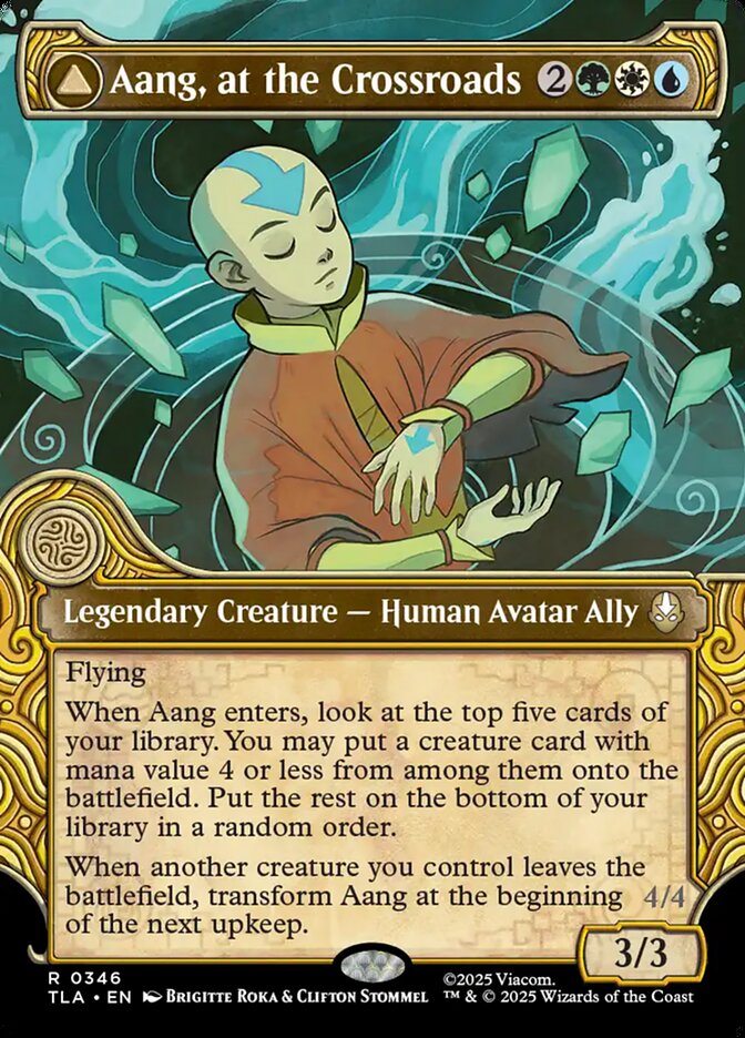 Aang, at the Crossroads // Aang, Destined Savior 346 (Avatar: The Last Airbender)  - Foil | Good Games North