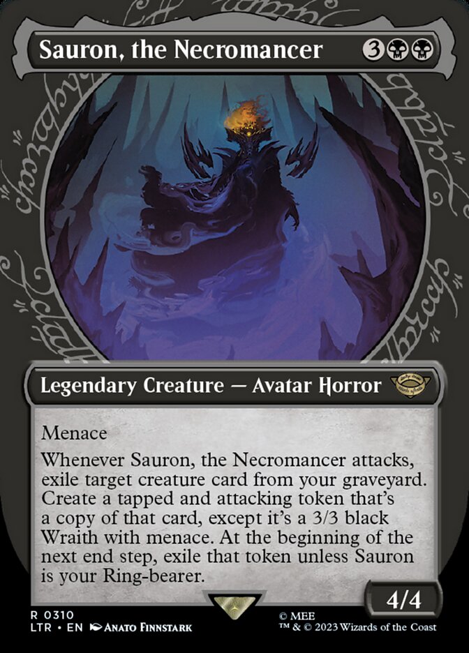 Sauron, the Necromancer 310/281 (Universes Beyond: The Lord of the Rings: Tales of Middle-earth)  - Showcase | Good Games North